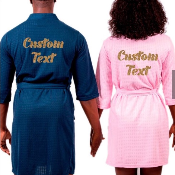 Cotton Waffle-lKnit His & Hers RobesSet Couples - Picture 7 of 8